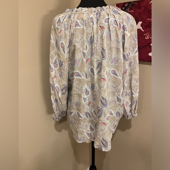 Cafe Merrekash Peasant top, size Small - Picture 5 of 7